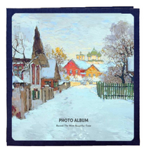 스타 터치 아트 포토 앨범 27 x 28 cm, 01 겨울 눈 + 화이트, 30매