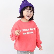 초코몽 아동용 베리 양기모 맨투맨