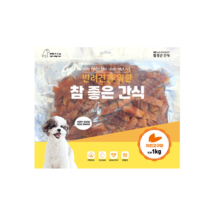 참좋은간식 반려동물 치킨고구마 1kg, 닭고기 + 고구마 혼합맛, 1개