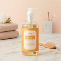 큐어실드 마온 약산성 비건 샴푸 매리골드 유자향, 1000ml, 1개