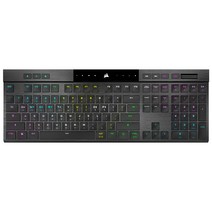 커세어 K100 AIR WIRELESS RGB Ultra Low Profile 게이밍 기계식 키보드, RGP0120, 일반형, 블랙