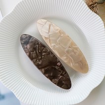 로시끌레르 레트로 패턴 헤어핀 2종 세트