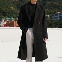 맨타임 남성용 데일리 블렌디드 고급 더블코트 BAO