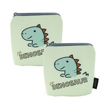 세맘스 캐릭터 보냉 파우치 2p, 다이노