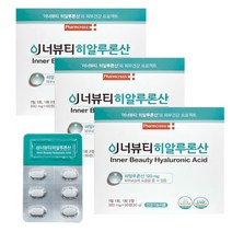 팜크로스 이너뷰티 히알루론산 30g, 3개, 60정