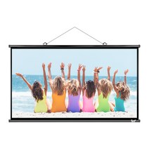 태리 16 : 9 50 와이드 족자형 빔프로젝터 스크린 + 전용 가방