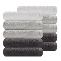 소프트터치 프리미엄 코튼 호텔타올 200g 40수 코마사, 다크톤, 10개