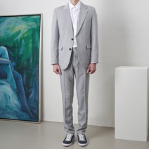 하이후 남성용 클래식 슬림 싱글 정장세트