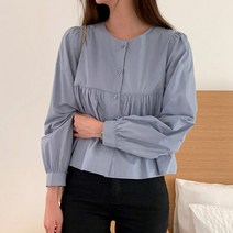 슈가펀 데히필 노카라 셔링 블라우스