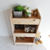 주방 원목 틈새 수납장 150, 혼합색상