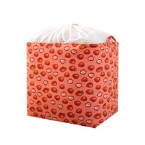 디오셀 대용량스트링 쪼임 이불 수납 다용도 포켓 100L, 1개, 딸기