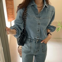 시크폭스 여성용 made 리아츠 데님 남방