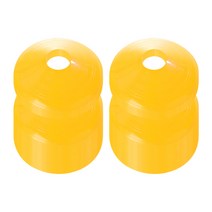 블럭마트 접시콘 100p, 옐로우