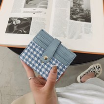 여성용 하운드 카드 지갑