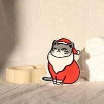 앵글띵 무쿠무쿠 산타 고양이 크리스마스 실리콘 몰드