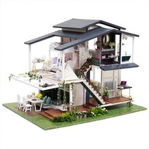 아이엠미니 로셀리 하우스 + 도구 + 케이스 미니어처하우스 DIY 키트, 혼합색상
