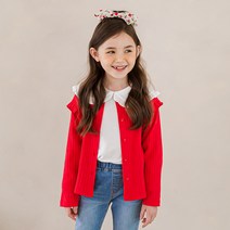 릴리푸리 여아용 프릴리아 가디건