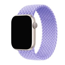 스페이스쉴드 스마트워치 브레이드 솔로루프 스트랩 S, 라이트퍼플