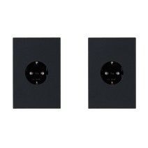 제일ELC 1구 콘센트 다크블랙, 2개