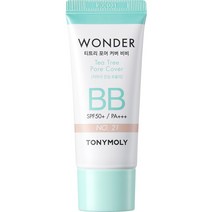 토니모리 원더 티트리 포어 커버 비비크림 SPF50+ PA+++ 30ml, 21 스킨베이지, 1개
