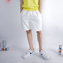 골드퍼센트 남성용 베이직 밴딩 자수 면 반바지