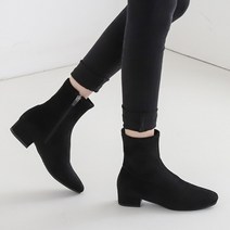 코나블루 여성용 스웨이드 앵클부츠 3cm DT3229