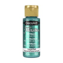 데코아트 아메리카나 대즐링 메탈릭 아크릴물감 18 Peacock Pearl, 59ml, 1색