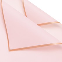 포원밀리언 문구 생일선물 포장용품 랩핑지, 핑크, 20개