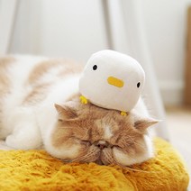 요기쏘 고양이 오리 캣닢 인형, 혼합색상, 1개