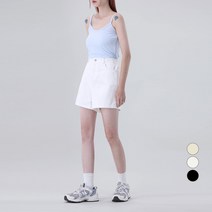 어썸어라운드 여성용 노멀 스티치 뒷밴딩 코튼 반바지