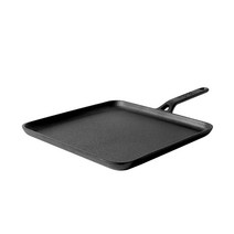 마이어코리아 인덕션 프리시즈닝 무쇠 주물 사각팬, 28 x 28 cm