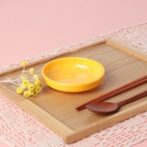 레트로 분식그릇 떡볶이 팝 반찬그릇 3호, YELLOW, 10개