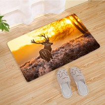 더플로우컴퍼니 더플 북유럽 뿔사슴 미끄럼 방지 매트, no10