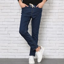 남자 슬림일자 스판워싱 밴딩 청바지 FJ959-2
