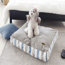 반려동물 면 잠잠 사각방석, 그레이
