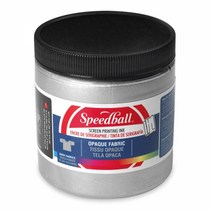 스피드볼 패브릭 실크스크린 잉크 불투명 Silver, 236ml, 1색