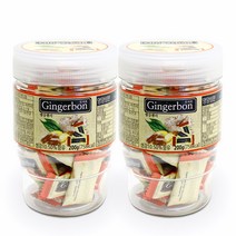 colorfood 진저본 생강 츄잉 젤리 컵홀더, 200g, 2개