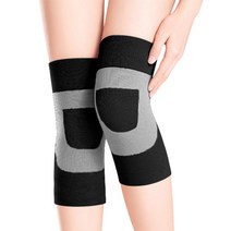 쿼르디 무릎 보호대 헬스 스포츠 생활 무릎 패드 블랙, 2개