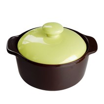 해피정코리아 미니 뚝배기 애플그린 400ml, 1개, 12.5cm