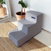 어니스트 반려동물 스테블 미니 3단계단, 체크그레이