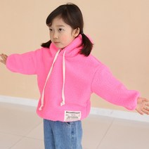 키즈꼬모 아동용 덤블뽀글 폴리 후드티