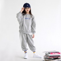 메르시보꾸 아동용 웜업워싱 츄리닝 맨투맨 + 조거팬츠 세트 SS23A02