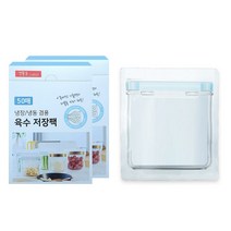 생활을그리다 밀폐용기 디자인 육수 저장팩 15 x 18 cm 400ml 50p, 소(S), 2개