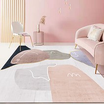 마켓에이 보더 라이트 럭셔리 사각 러그