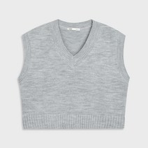 미쏘 브이넥 베이직 니트 리오더 조끼 VKC912T