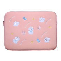 쁘숑앤포숑 15 노트북 파우치 패턴, PINK