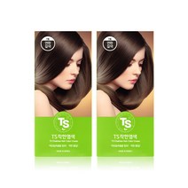 TS 착한염색 120g, 7호 연한갈색, 2개