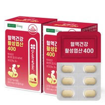 건국유업 혈액건강 활성엽산 400 15g, 30정, 2개