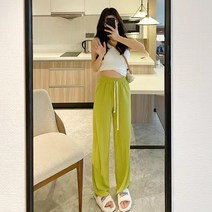 여성용 희미몰 슬림 캐주얼 레그팬츠 AA400