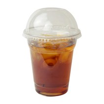 아이엔피 PET 아이스컵 바디 + 돔타공 뚜껑 세트 98mm, 420ml, 50개